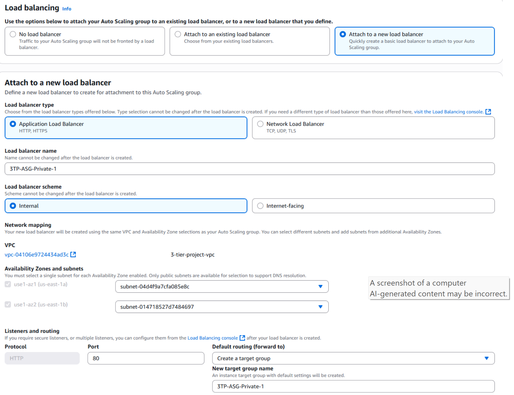App Tier Load Balancer